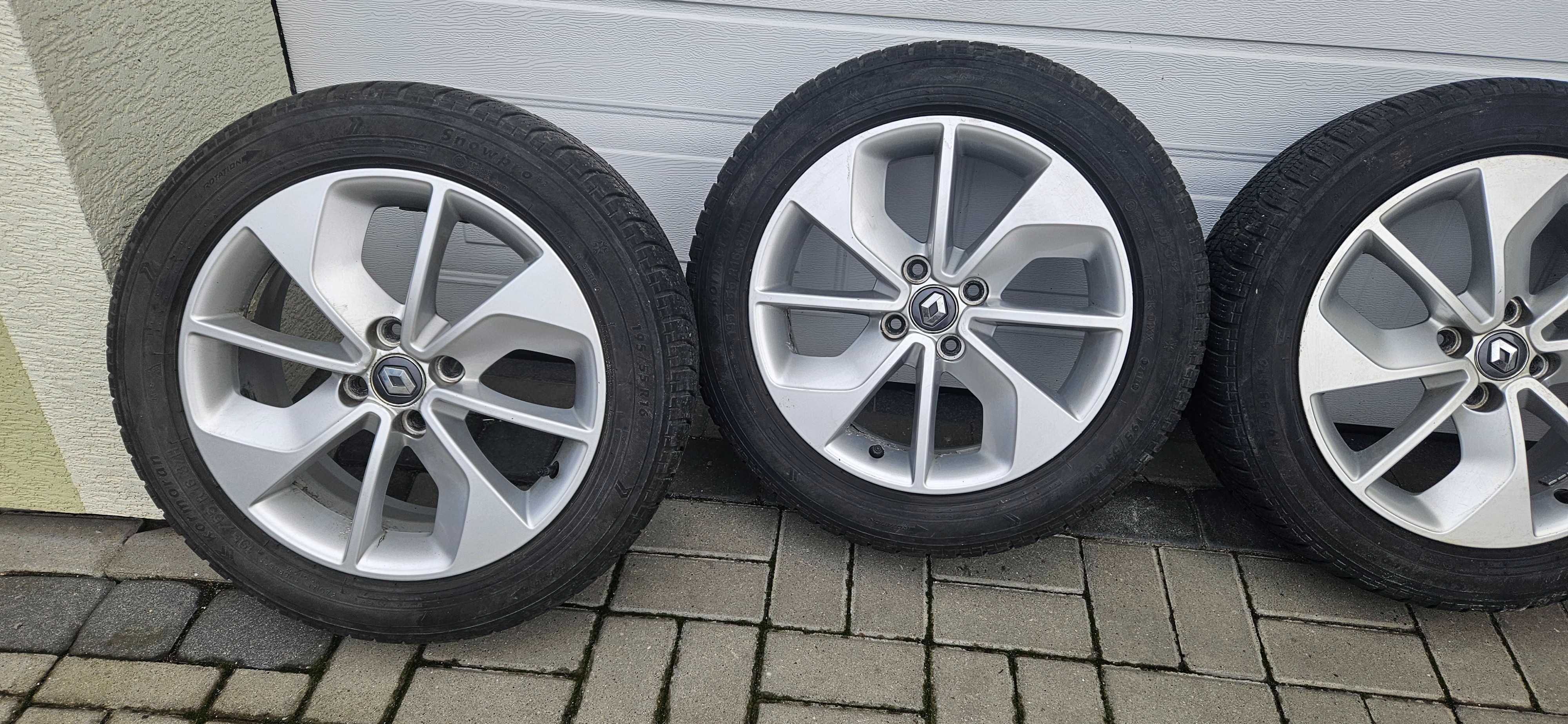 Oryginalne felgi RENAULT CLIO IV CAPTUR 4x100 16cali  zimowe 195/55/16