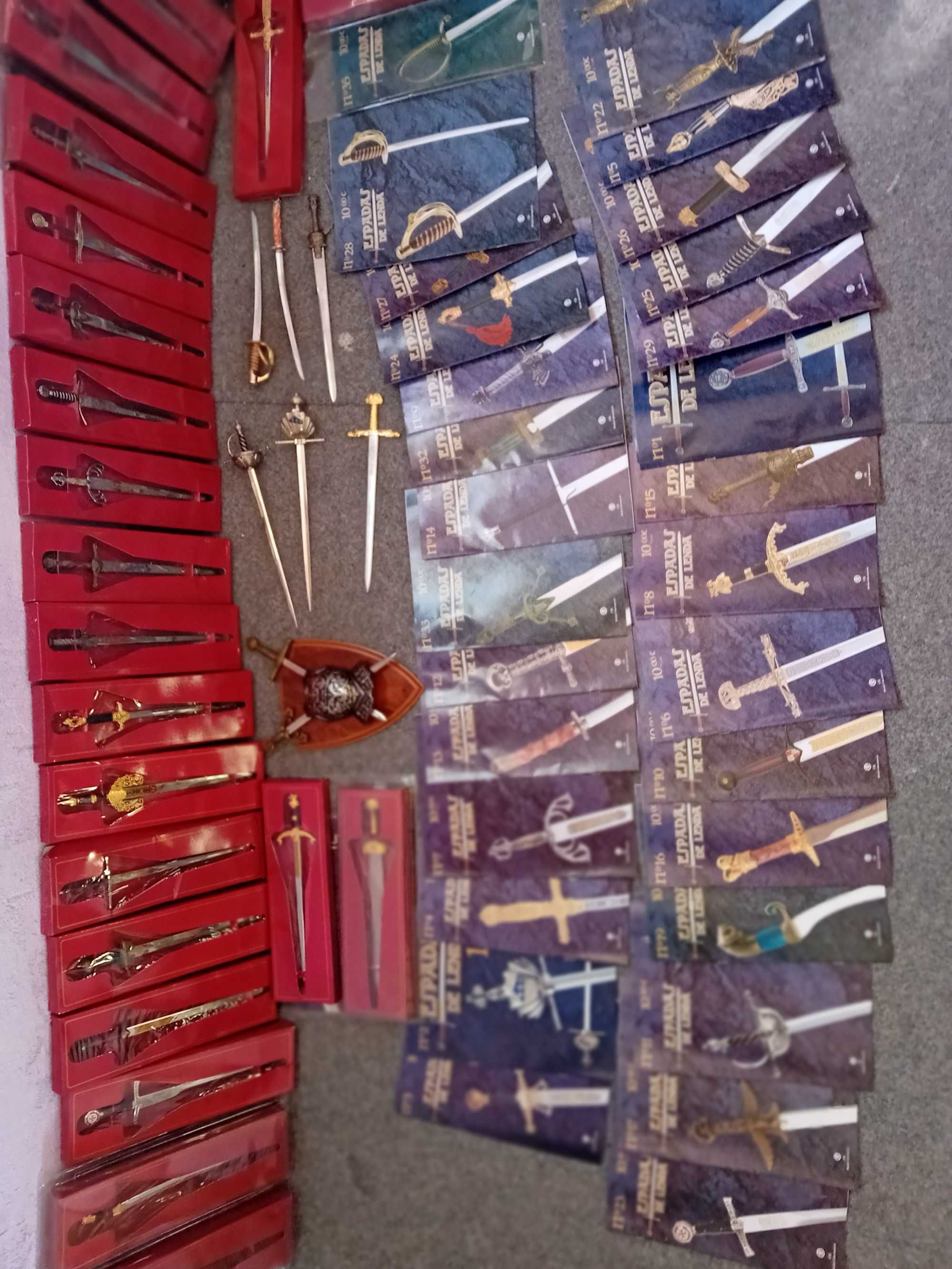 Replica mini espadas coleção