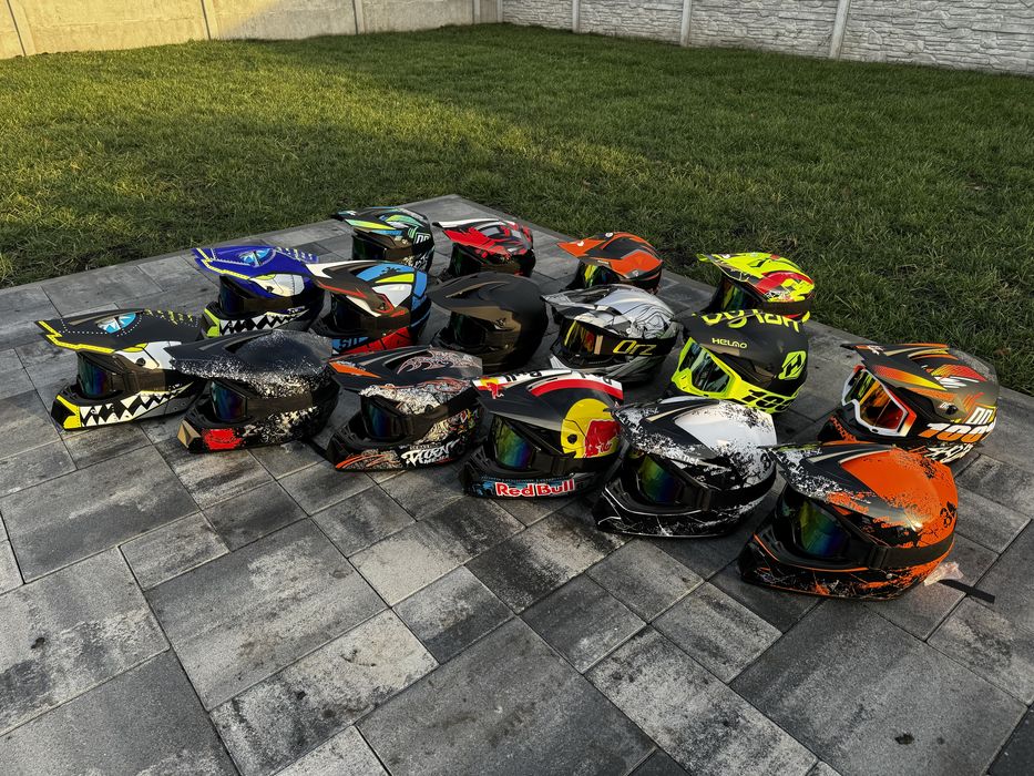 Кроссовый мото шлем эндуро