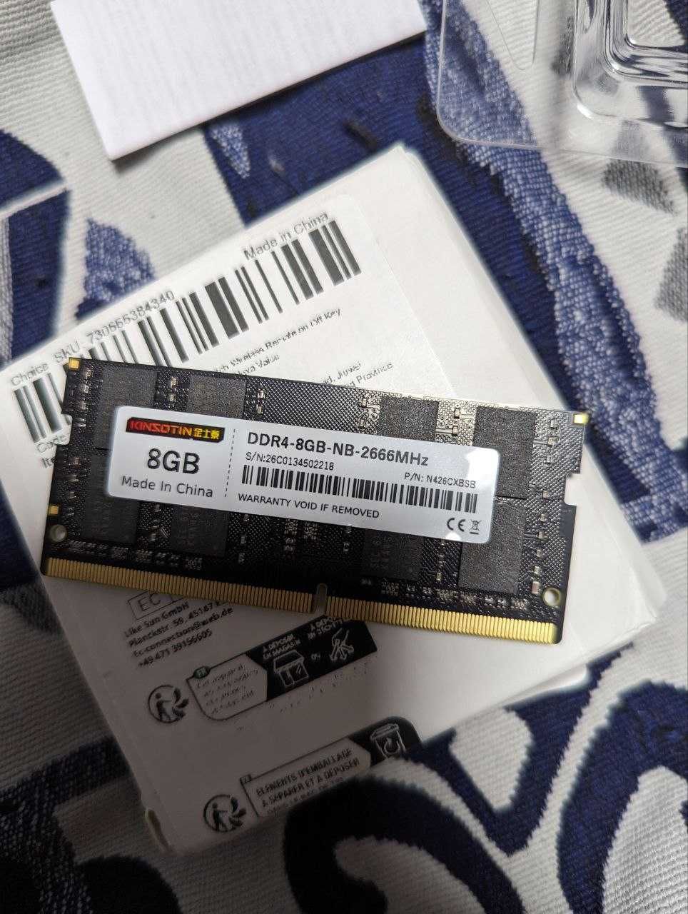 8Gb DDR4-2666 2Rx8 SODIMM | Kinsotin