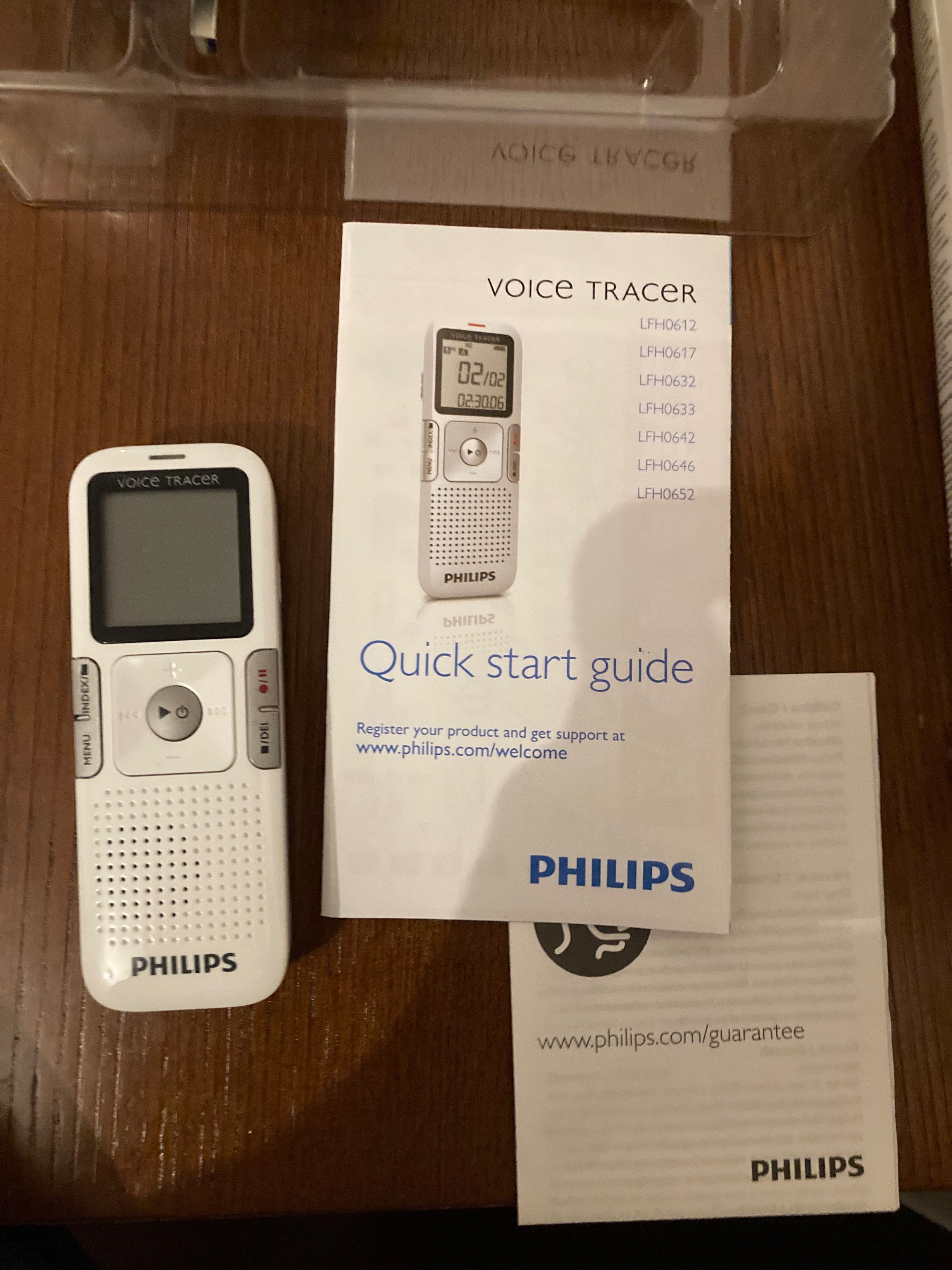 Gravador de voz Philips LFH0612