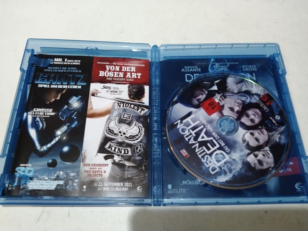 Filmy CD blu-ray paket 3 szt Horror jak nowe