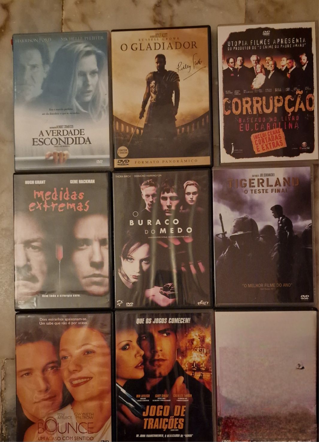 Conjunto de 8 DVDs -Filmes