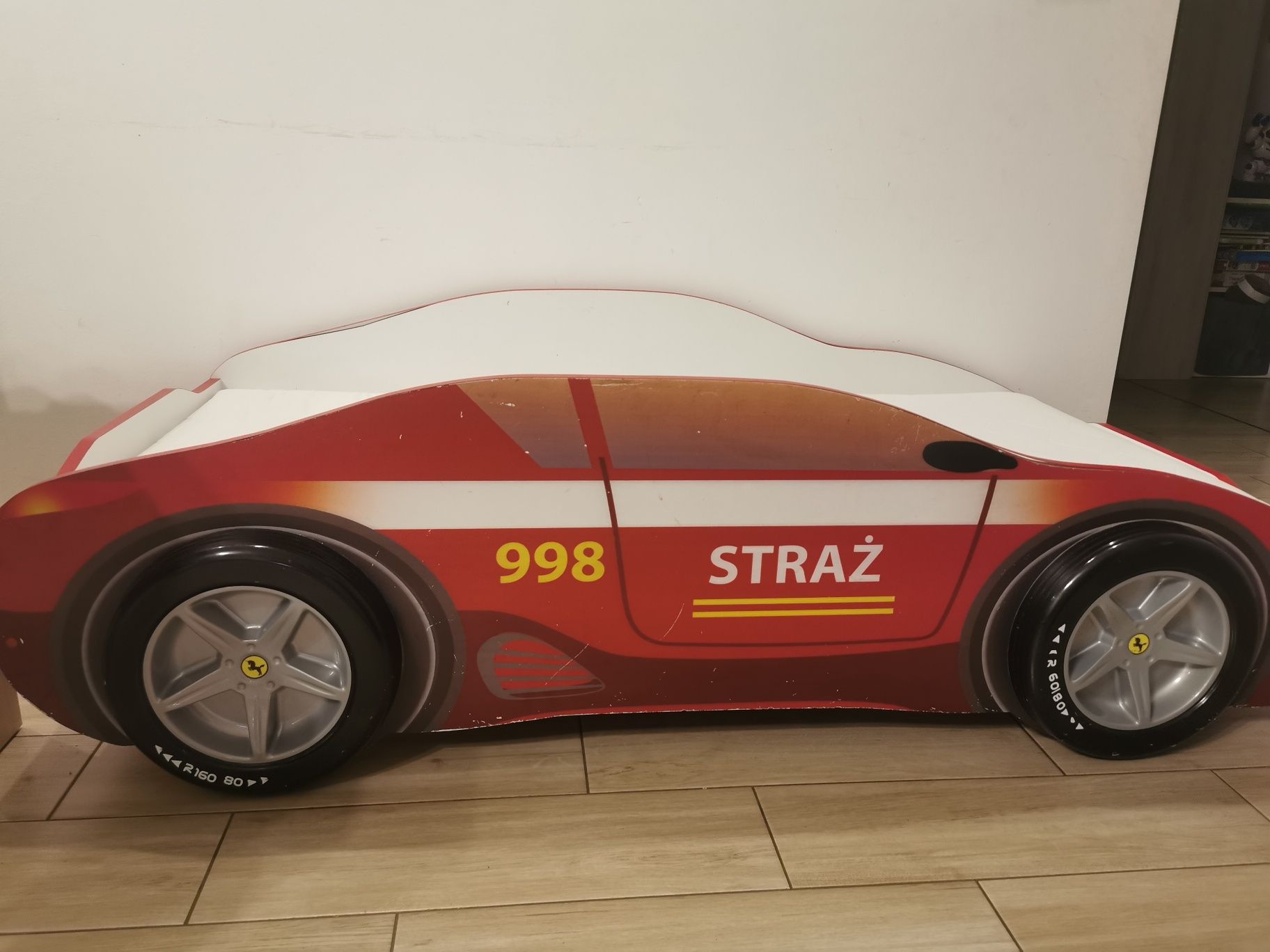Łóżko auto straż