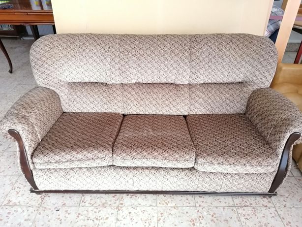 Conjunto de sofás em veludo