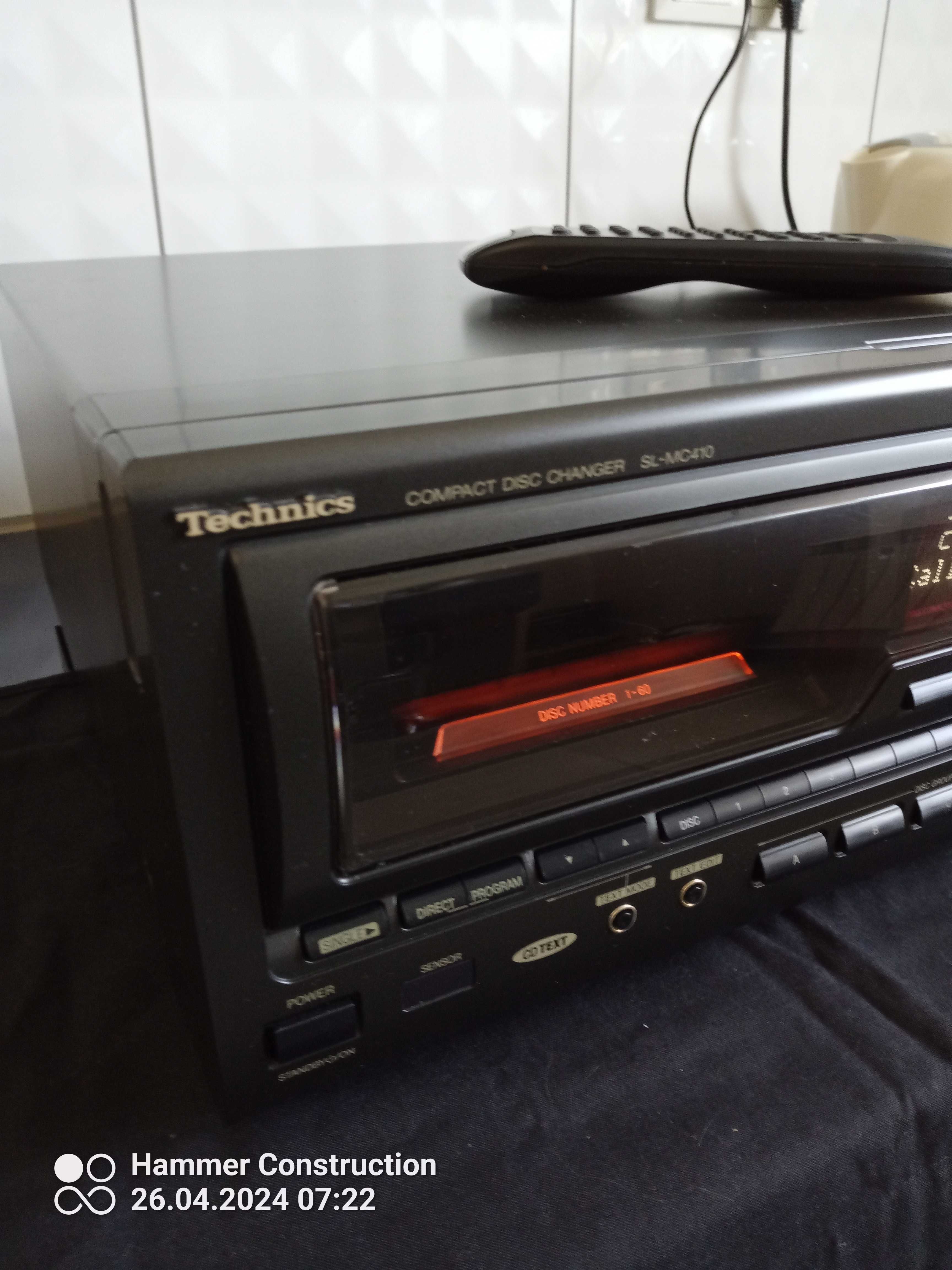 MEGA UNIKAT Super Technics SL-MC 410 CD TEXT + Oryg. Pilot