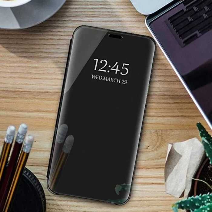 Etui z klapką Samsung Galaxy A42 5G Clear View Case Black