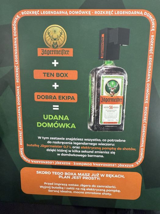 Zestaw jagermeister nowy nie otwierany
