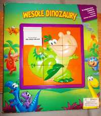 Książka - puzzle Dinozaury