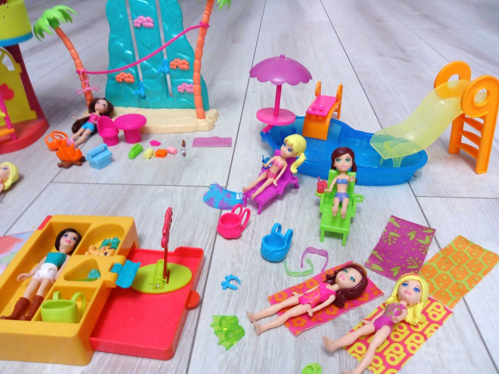 Laleczki Polly Pocket z domkami