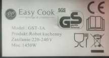 Robot kuchenny EASY COOK GST-3A