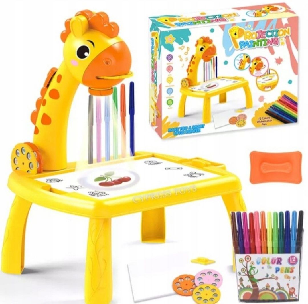 Projektor żyrafa nauka zabawa dla dzieci