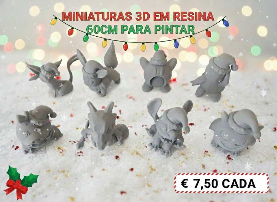 KIT Premium de Miniaturas 3D em resina resolução 6K