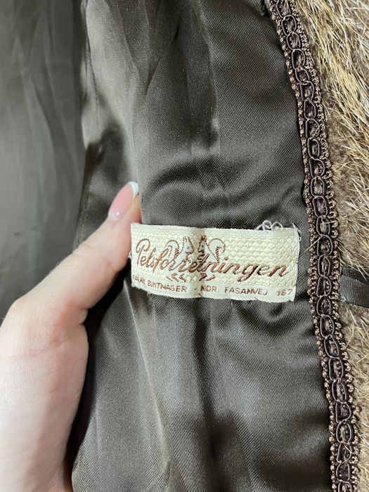 Шуба нутриевая с воротником