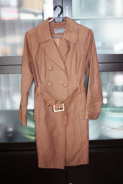 Trench Coat castanho em algodão CORTEFIEL tamanho M