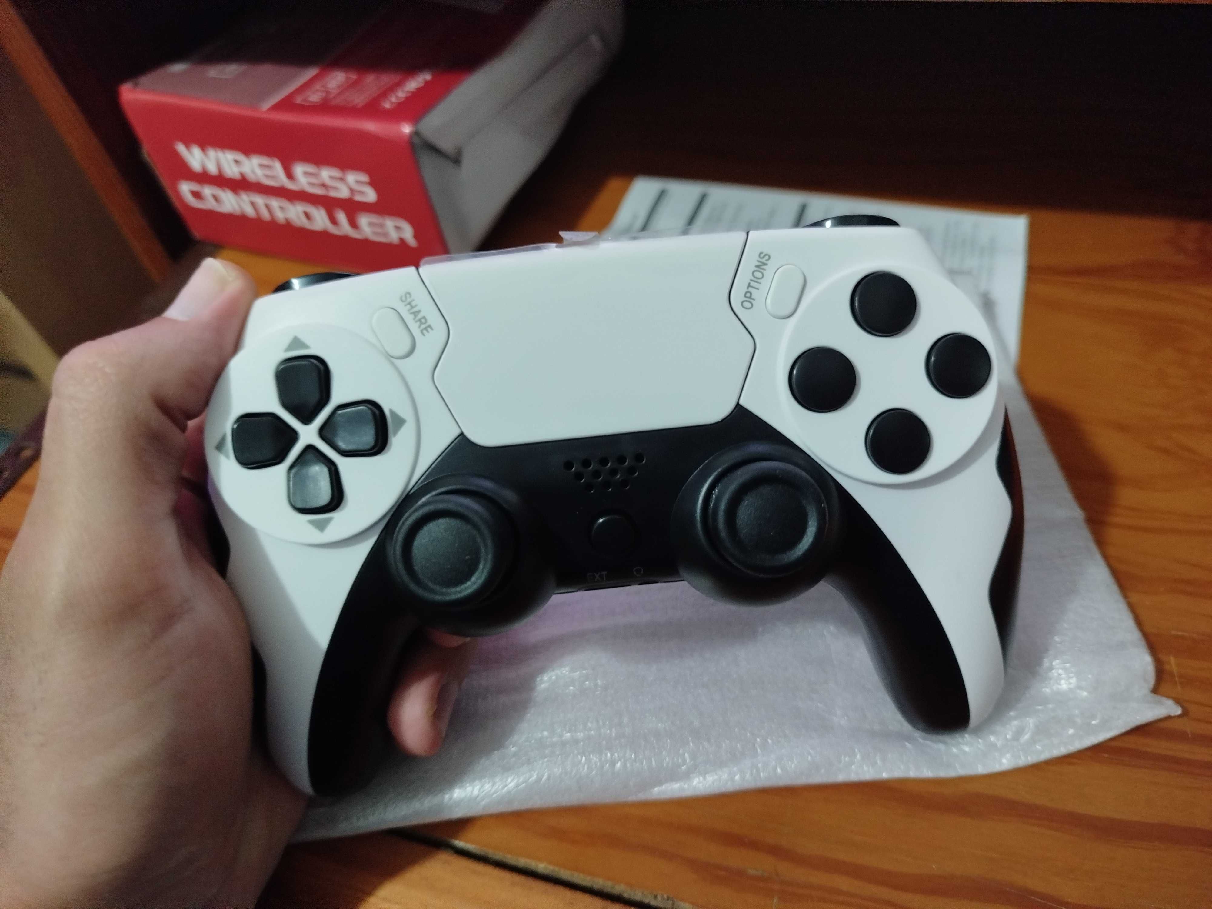 Comando NOVO PS4, PS3 e PC sem fios wireless Bluetooth, cabo incluído