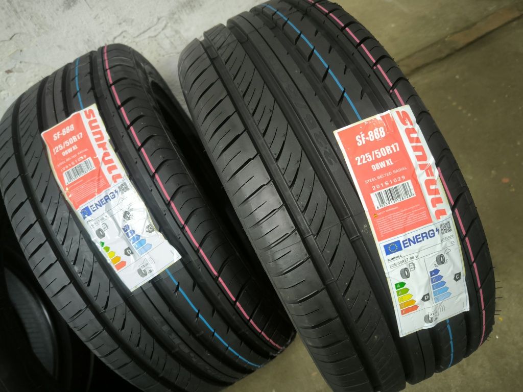 Nowe opony letnie 225/50 R17 98W XL SUNFULL SF-888