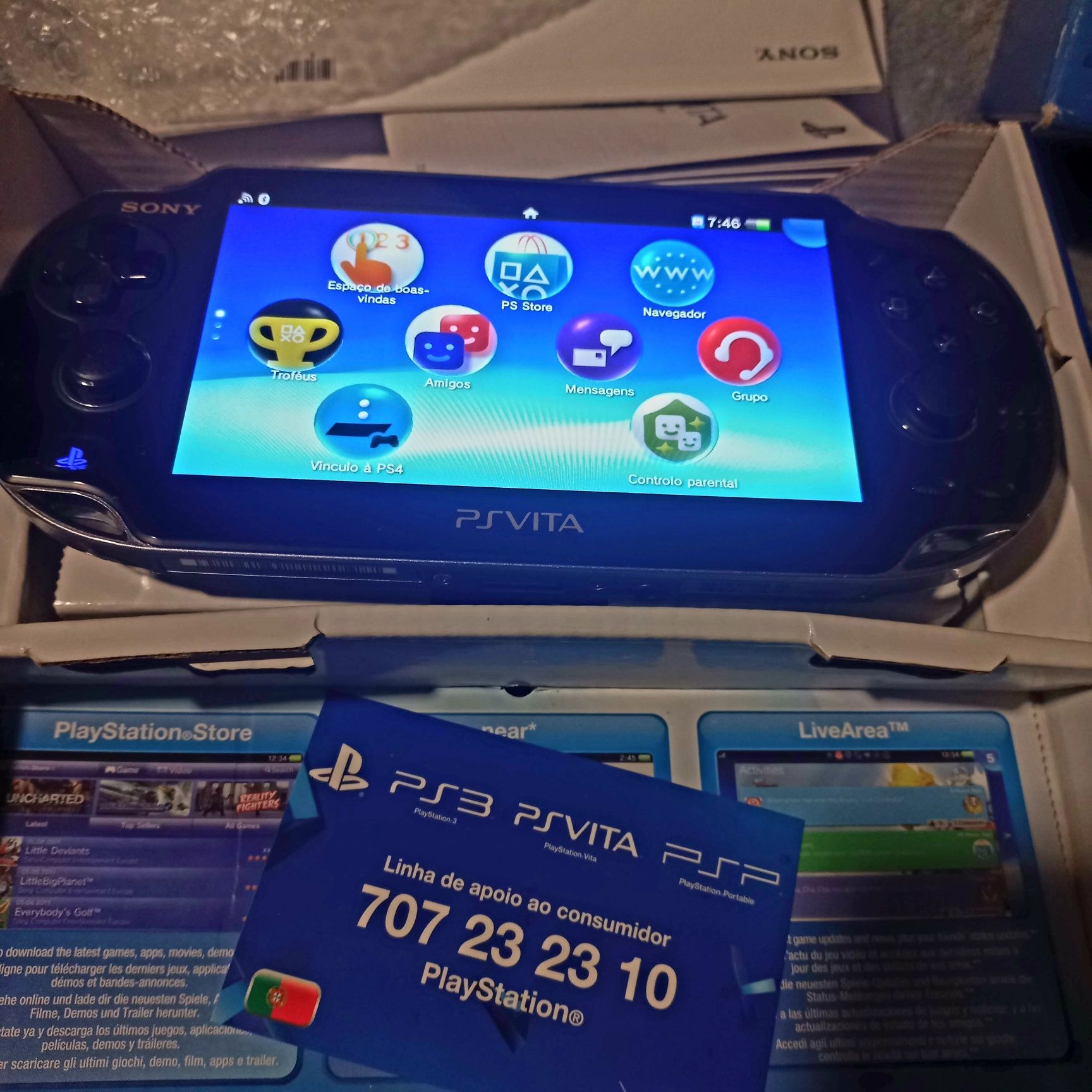 Psp portatil mais psp vita.