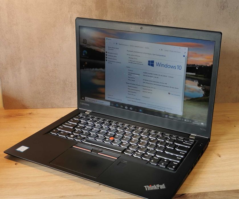 2x Lenovo ThinkPad T470S i5-6300u/8GB RAM/256GB NVMe/W10P #wariant#04