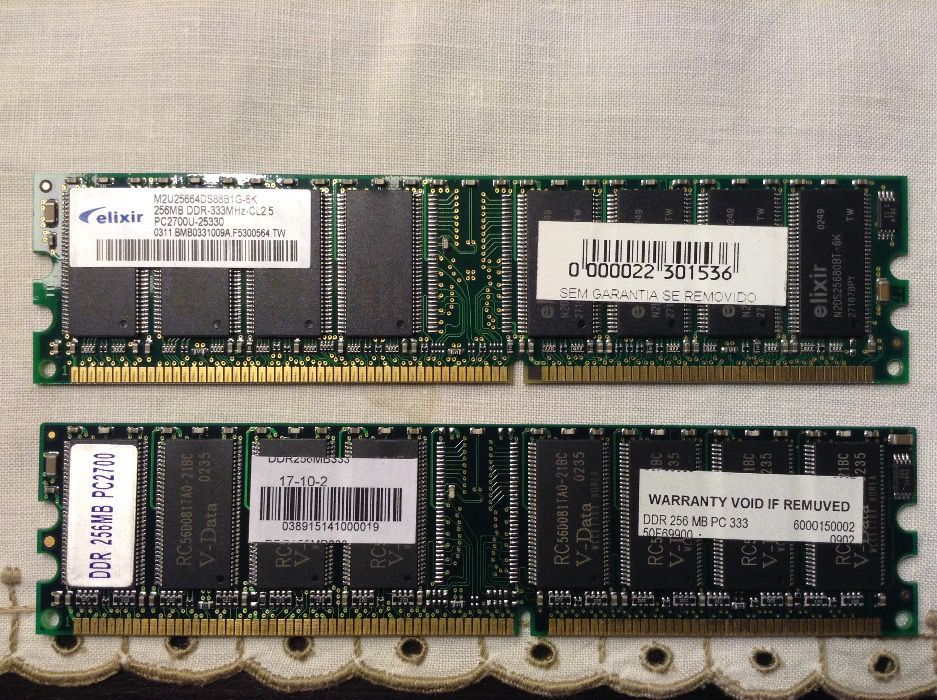 2 x 256mb DDR 333