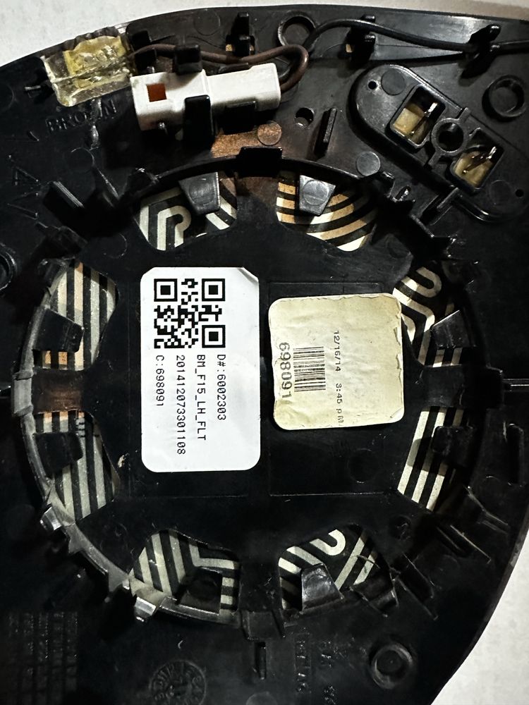 Зеркальный элемент,BMW X5 F15, F15 F16 зеркало bmw вкладыш, БМВ Ф15