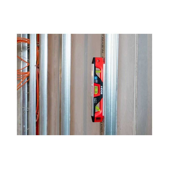 Poziomica  Torpedo T PRO Sola Magnetyczna 23 cm ZE SPADKIEM 2% ABS ALU
