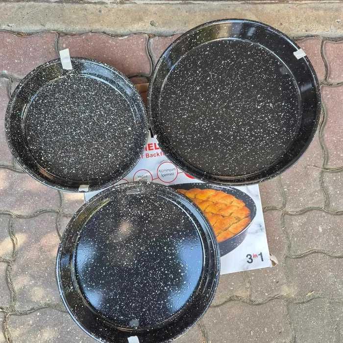 Zestaw Okrągłych Form do Pieczenia Scheffler – 3 sztuki