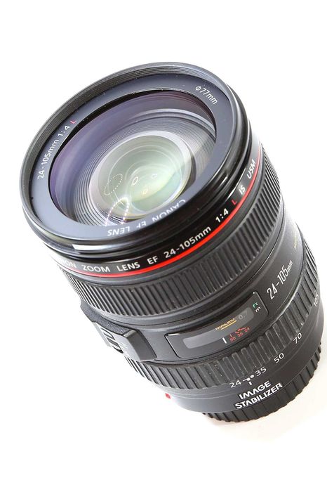 Canon EF 24-105 L IS USM stan  ideał używany bardzo mało filtr CPL