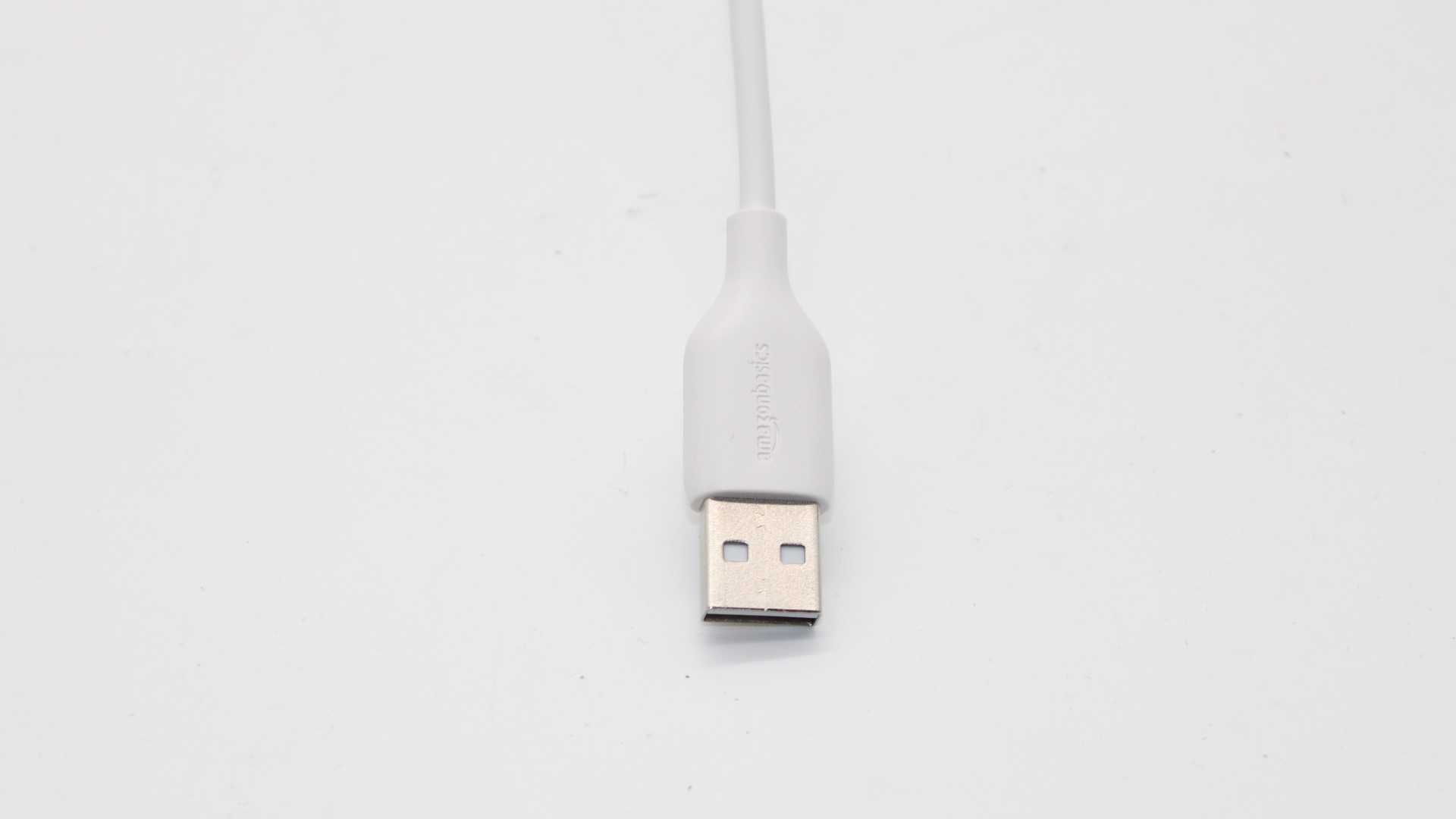 Kabel AmazonBasic USB - USB typ C 0,9 m biały