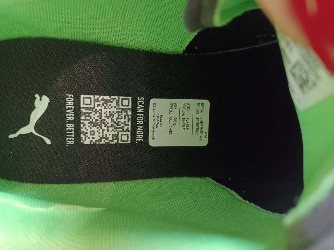 Buty sportowe Puma Neo Cat 2.0 black-fizzy green 46 Mercedes AMG