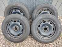 Używane koła z oponami zimowymi 185/65 R14