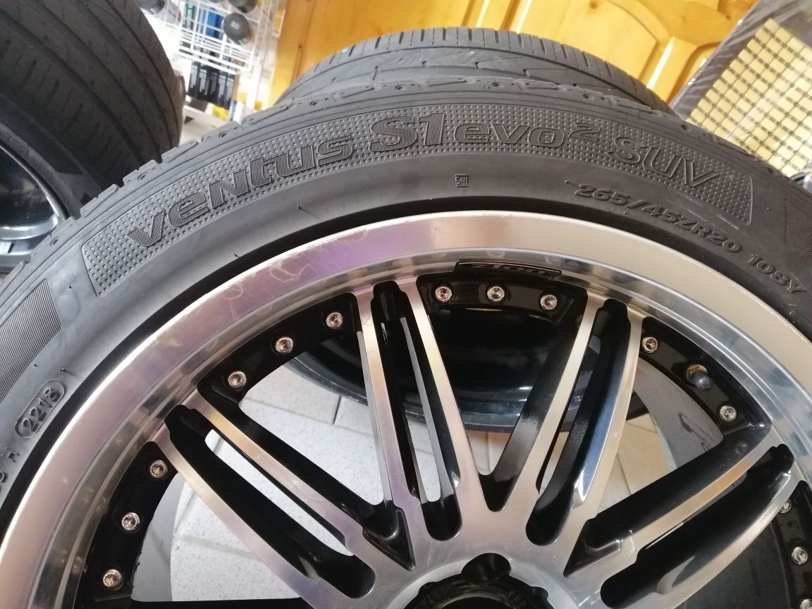 Диски BMW, Touareg, Range Rover R20 5*120, шини 265/45zr20 hankook