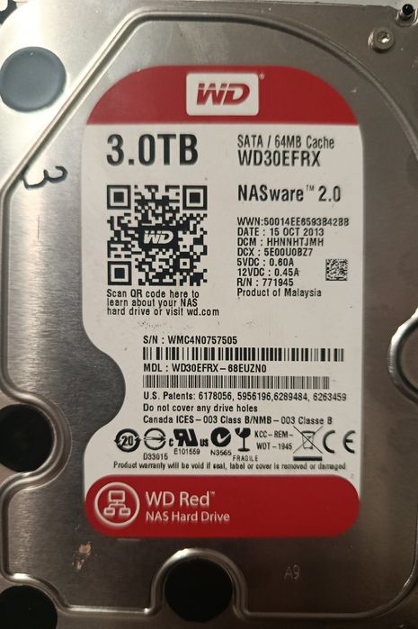 Dysk WD Red 3TB – WD30EFRX – idealny do NAS