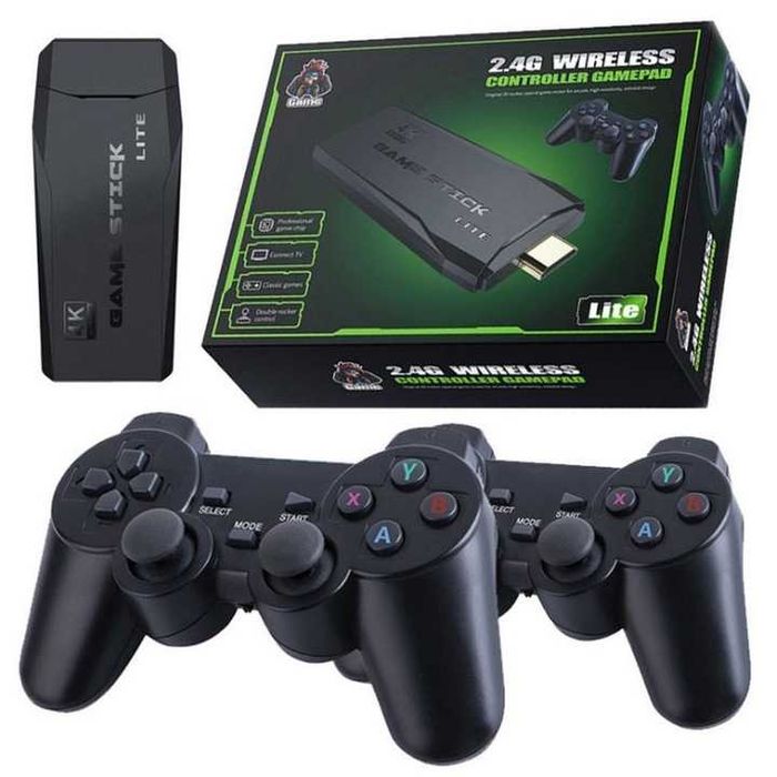 KONSOLA RETRO TV gamestick 2 pady 20000+ gier,  Nowa