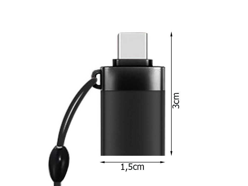 Adapter przejściówka usb-c do usb 3.0 otg solidny