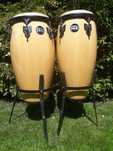 conga set  bębny drum djembe perkusja meinl z pokrowcami plus stojaki