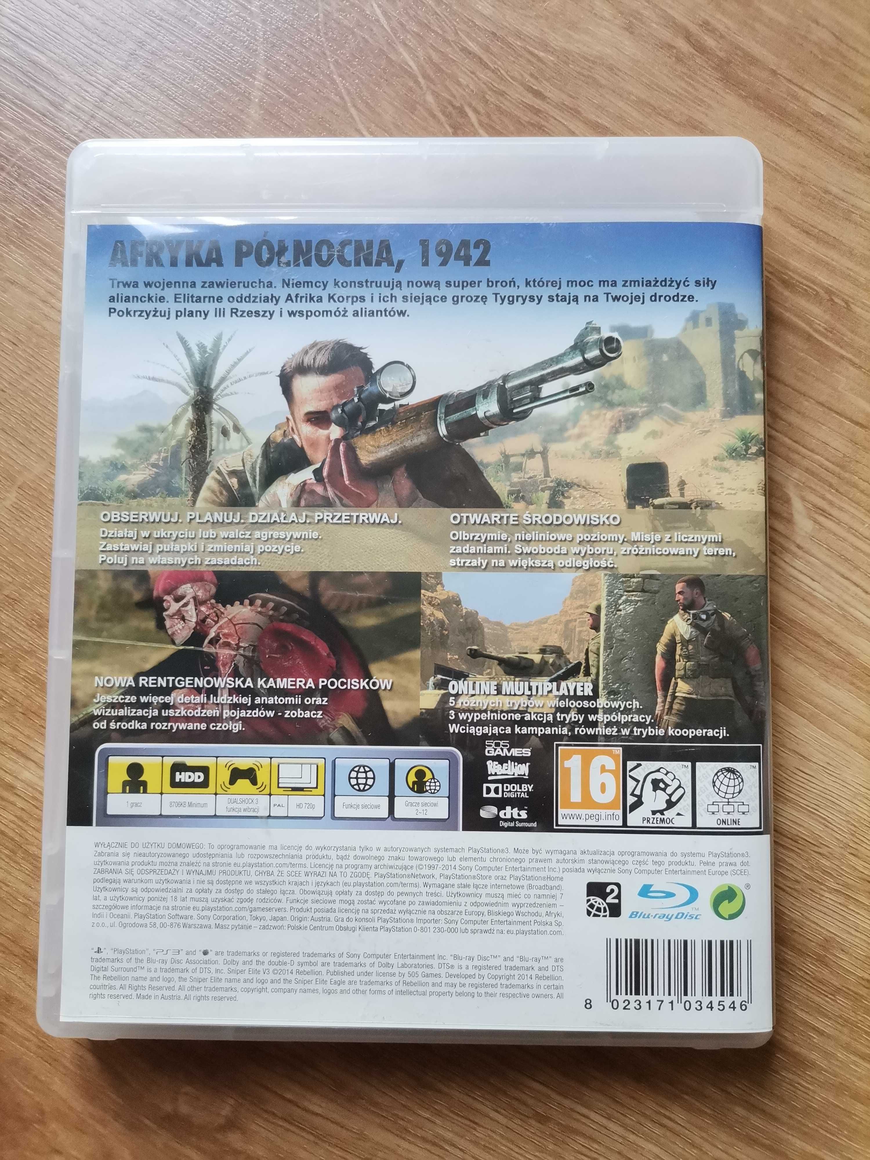 Gra Sniper Elite III (PS3)
