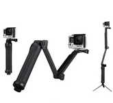 Selfie Stick/Tripé 3 way para Action Cam