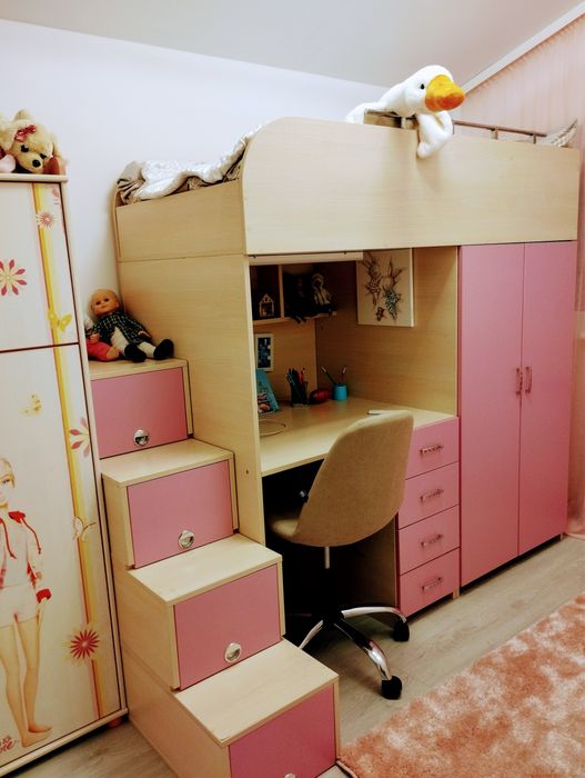 Дитяча ніжно рожева мебель ,, БАРБІ,,