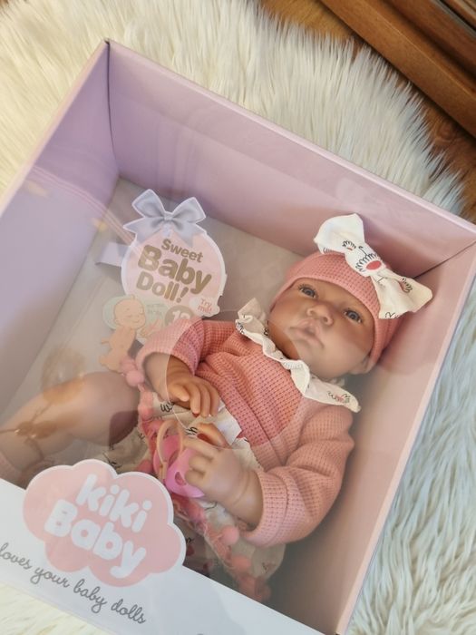 Realistyczna lalka interaktywna reborn  dzidziuś laleczka bobas