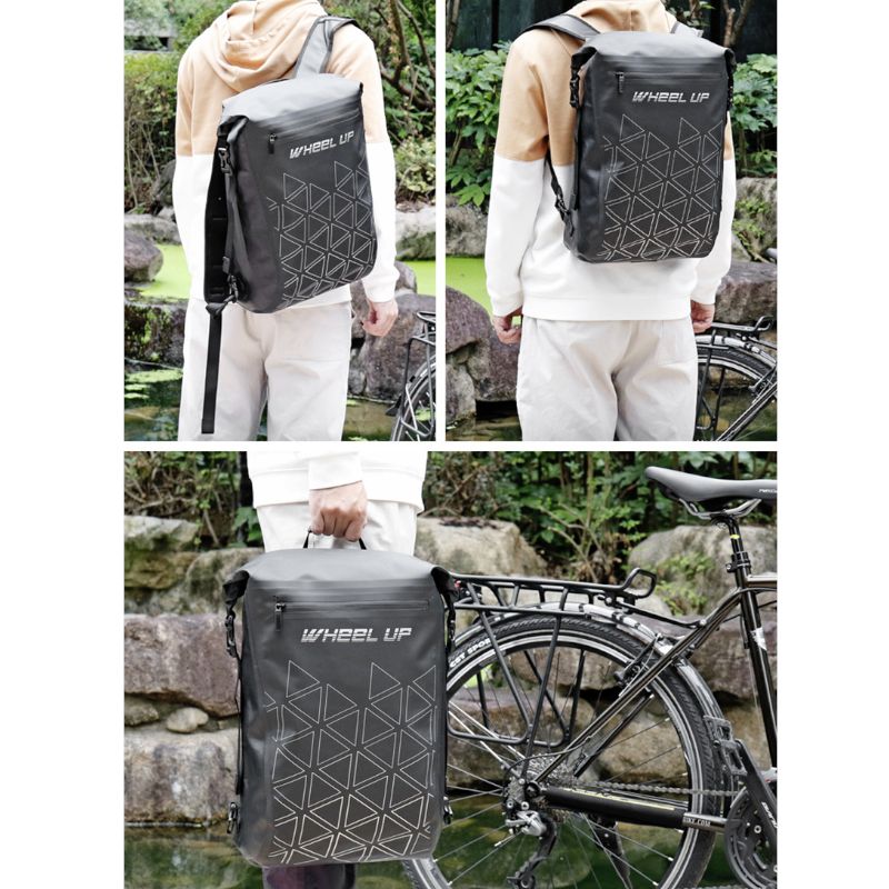 Sakwa Rowerowa Na Bagażnik Boczna 2W1 Wheel Up 23L