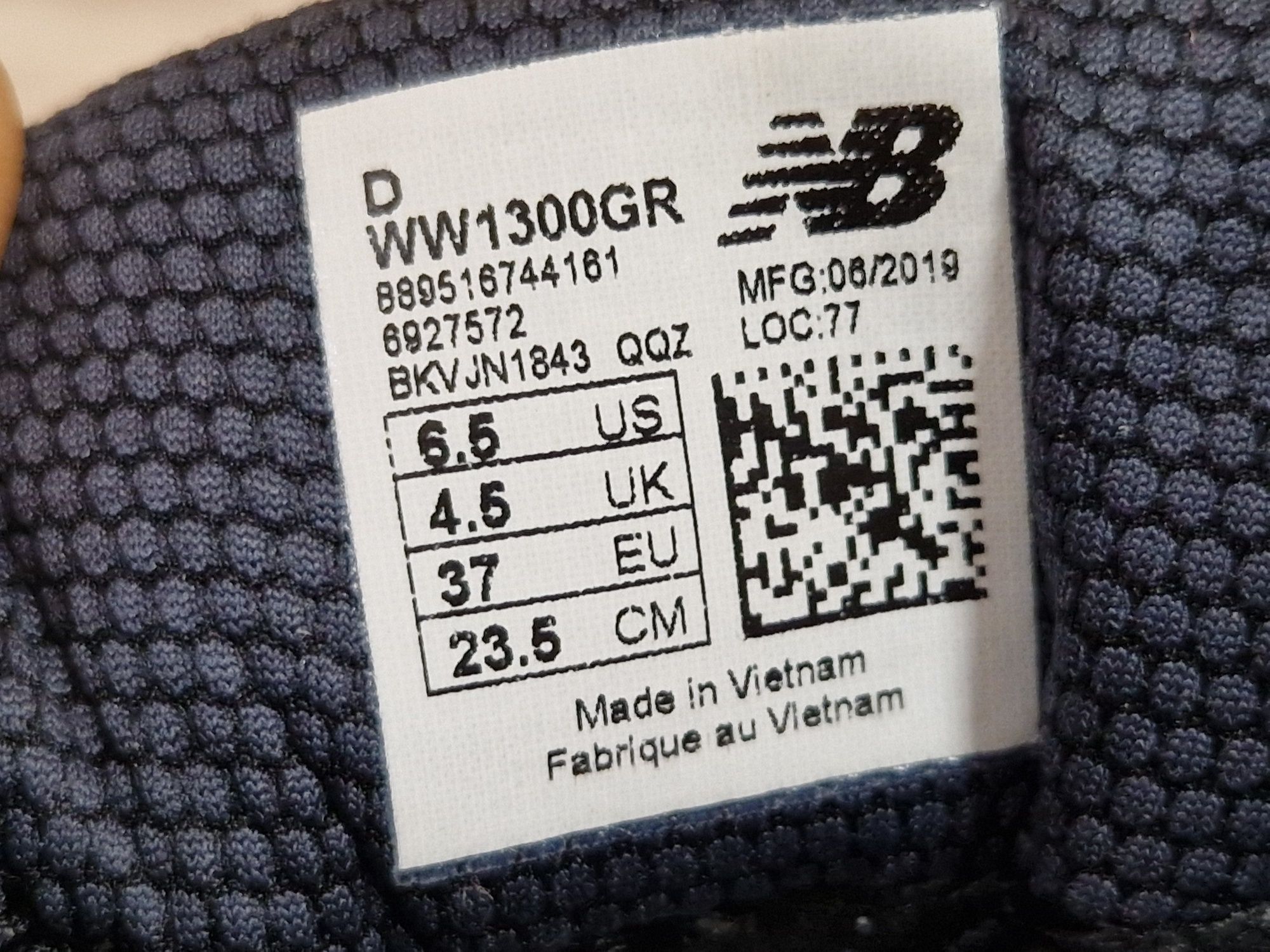 Ботинки New Balance, размер 37, 24см