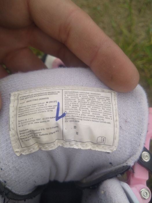 Łyżworolki spokey regulowane rozmiar 34-37