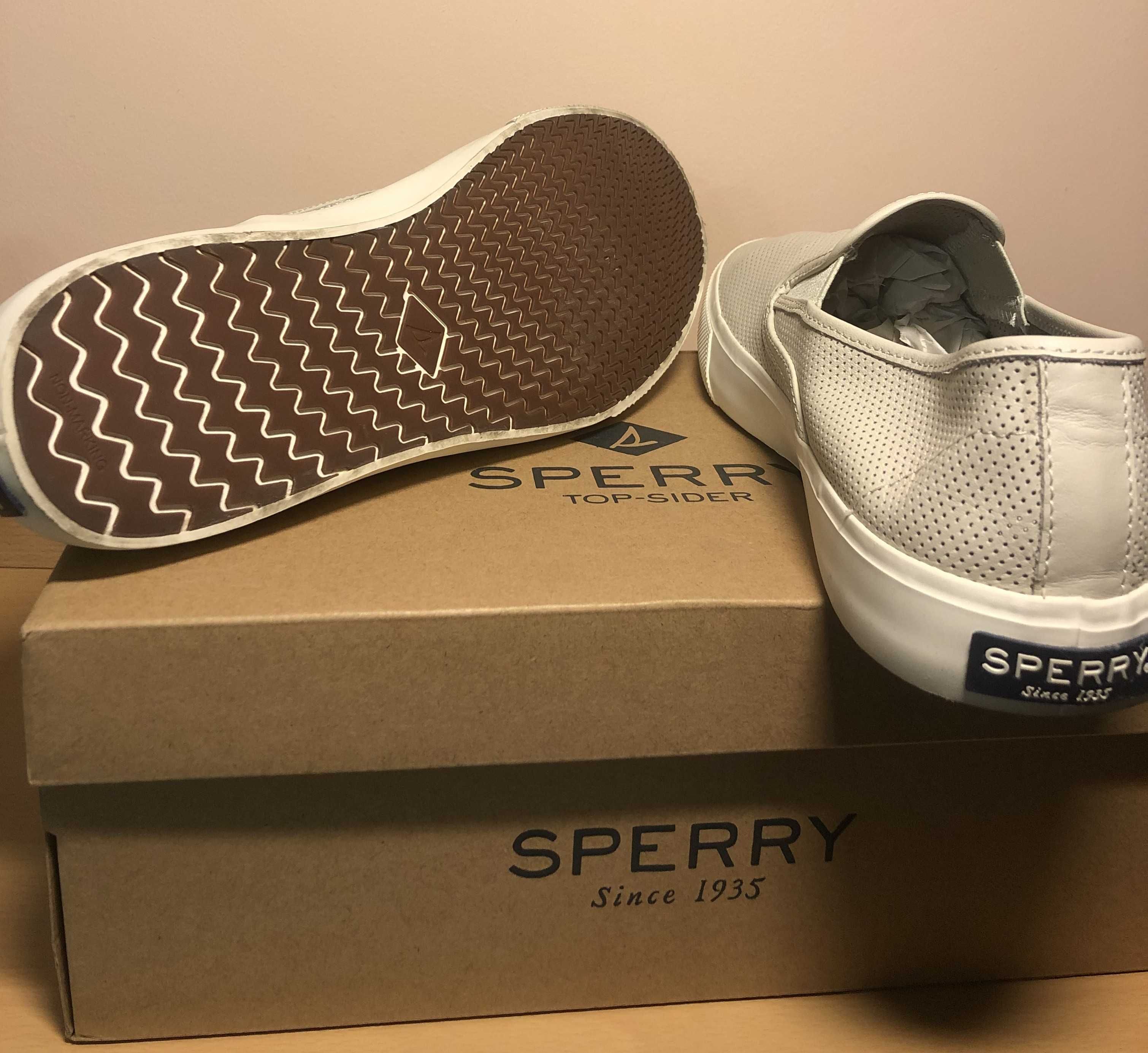 Мокасины SPERRY Captain's SO Perf Offwht (41)