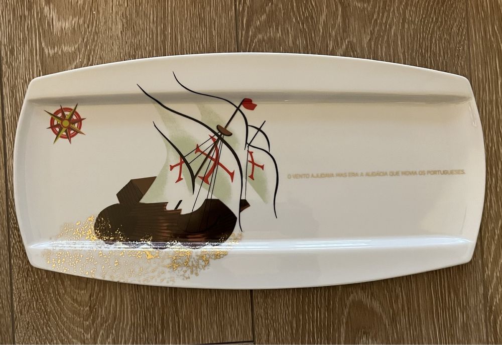 Travessa SPAL 7 Maravilhas porcelana NOVO