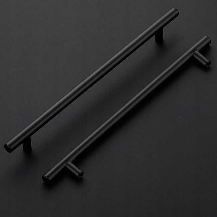 Uchwyty do szafek matowe czarne do szuflad loft 20szt 256/320mm [2405]