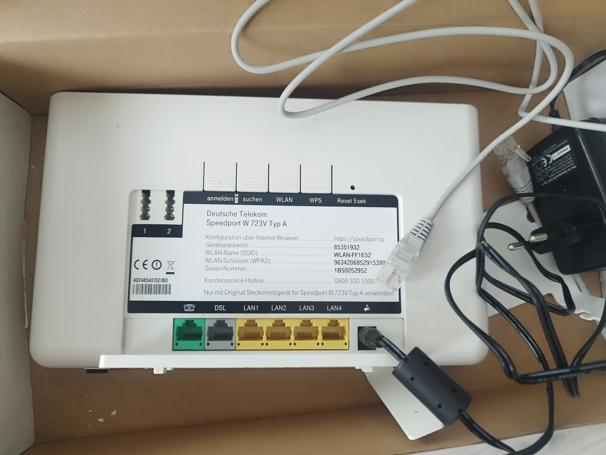 Router Telekom Speedport W 723V stan bdb