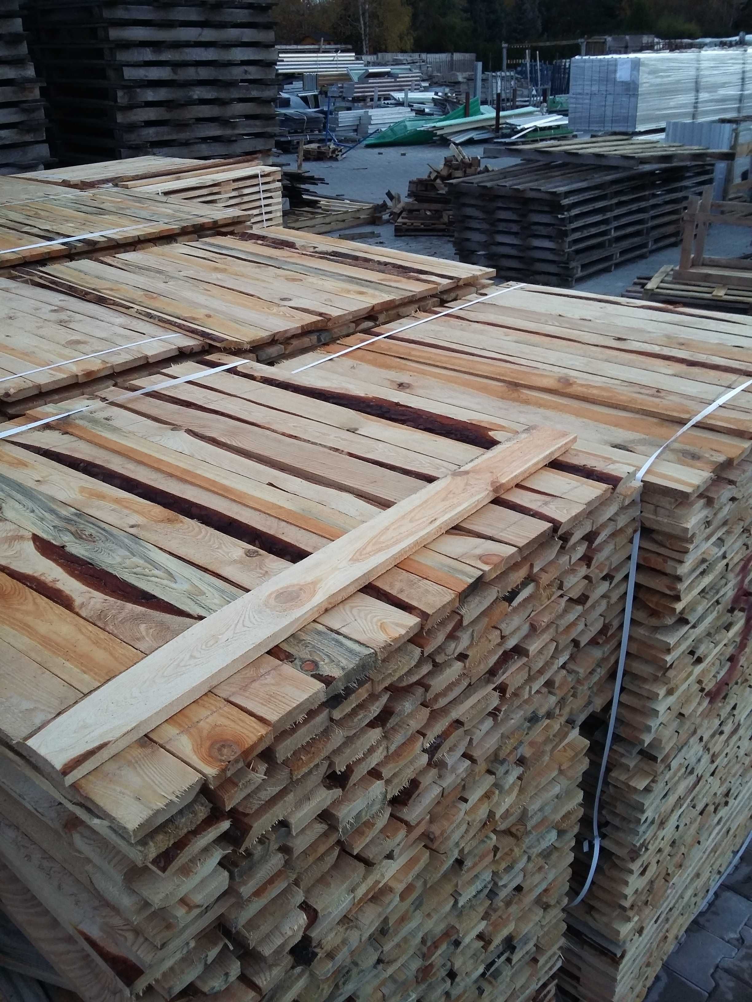 Deska paletowa II gatunek 800/1200x100x22 800/1200x145x22 po wielopile