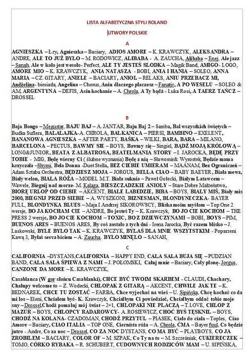 Roland style Nowości, Promocje