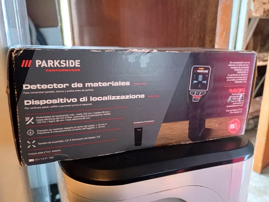 Detector de materiales Parkside
